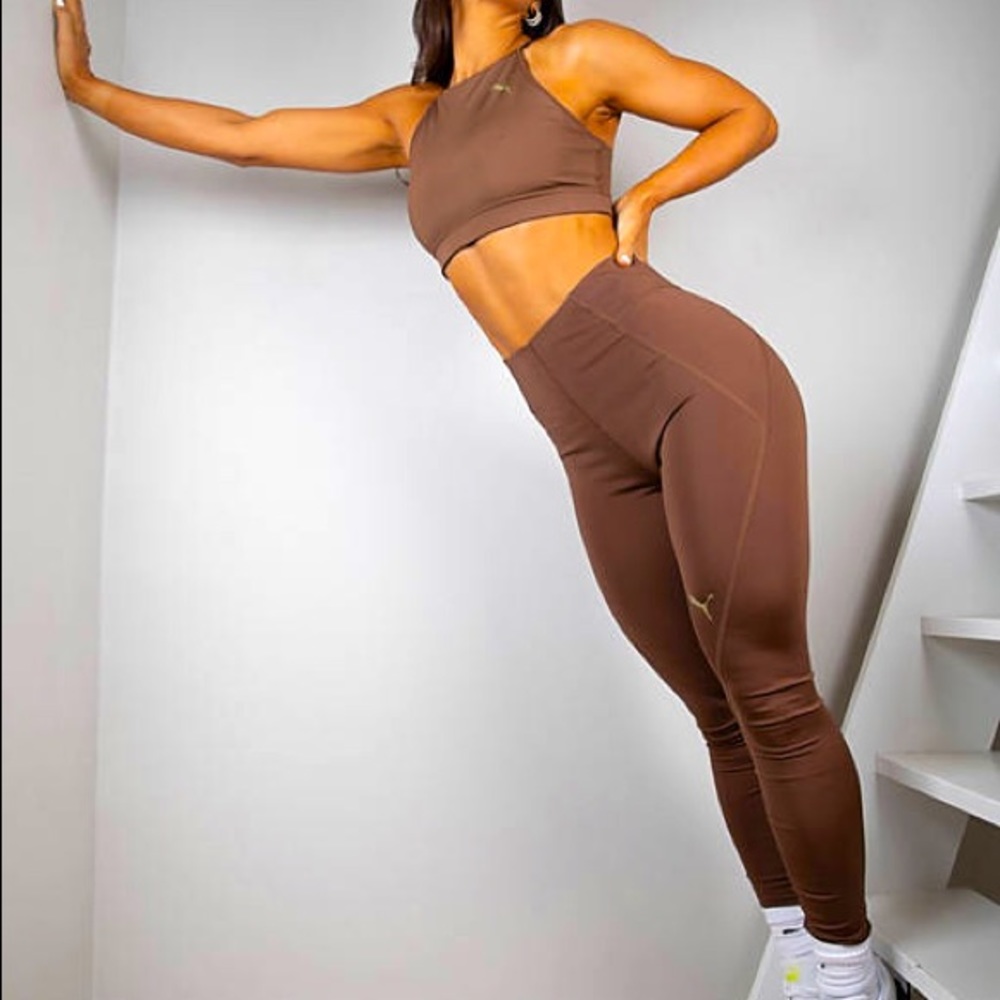 Puma x stef fit ASOS brown leggings